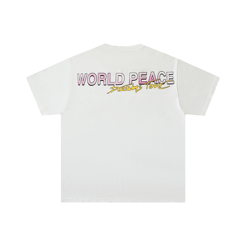 New summer cotton printed T-shirt