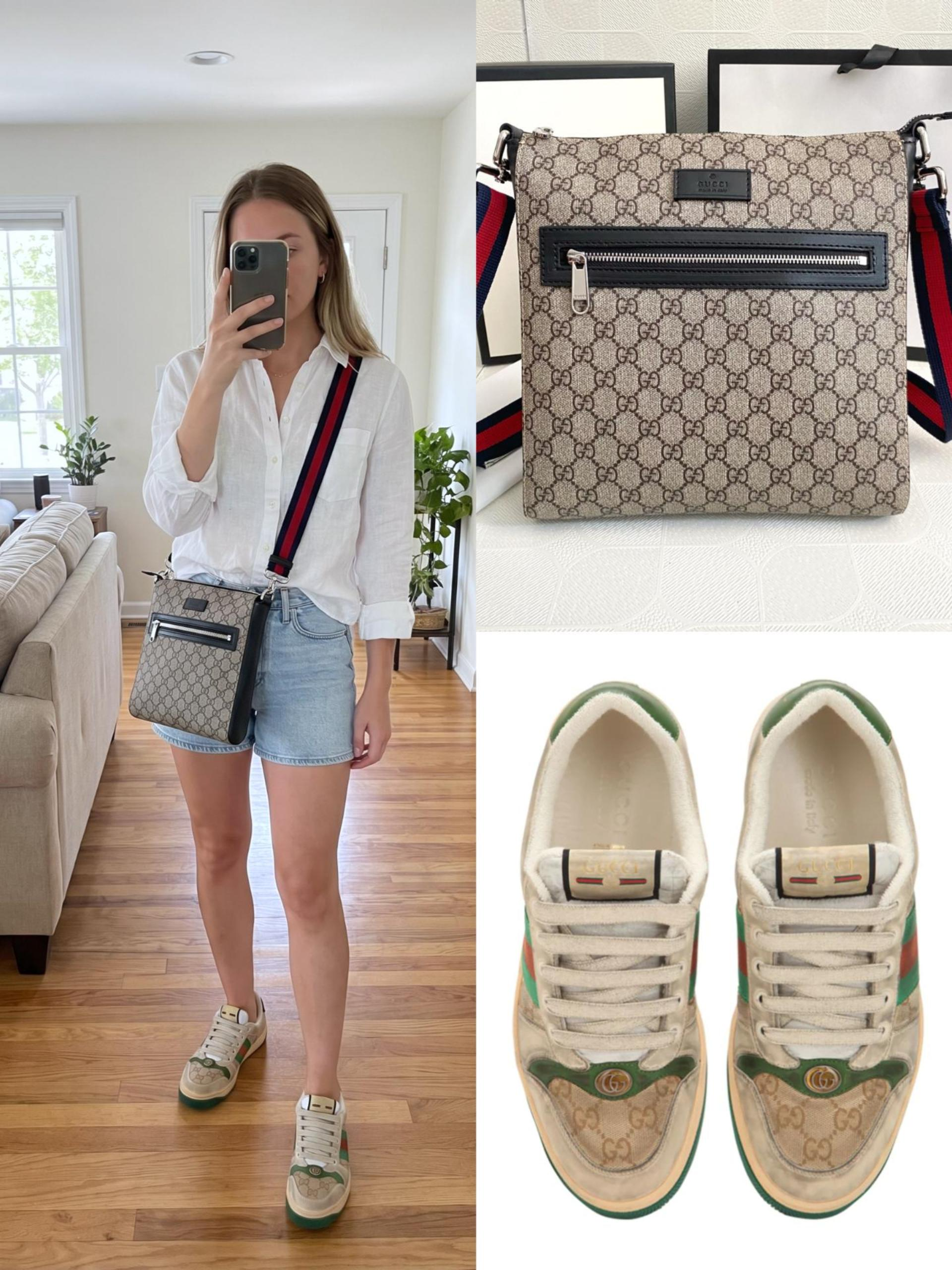 Gucci Shoes & Bag Set