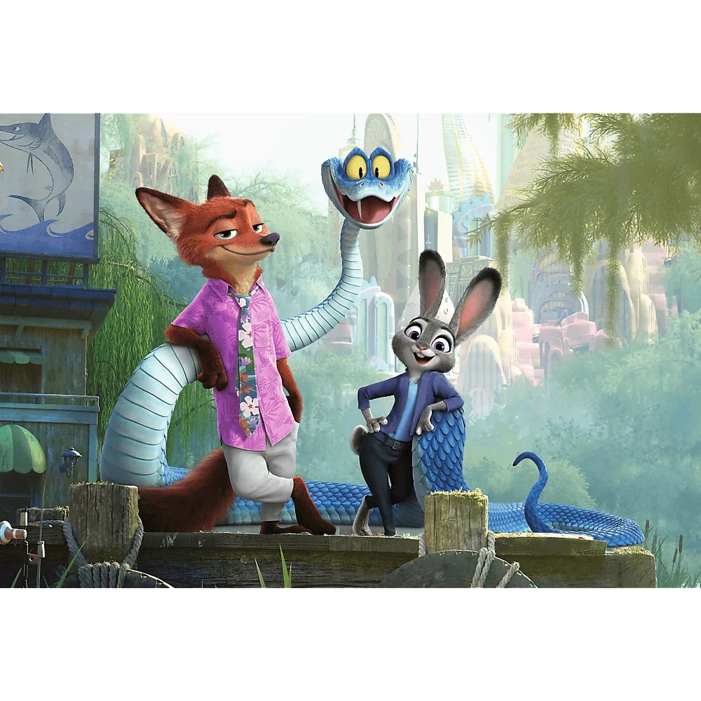 Puzzle Zootopia 100 El. Tajemnice Zwierzogrodu