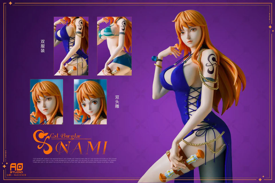 One Piece - Nami | 1:6/1:4 Resin Statue | by AO Studio