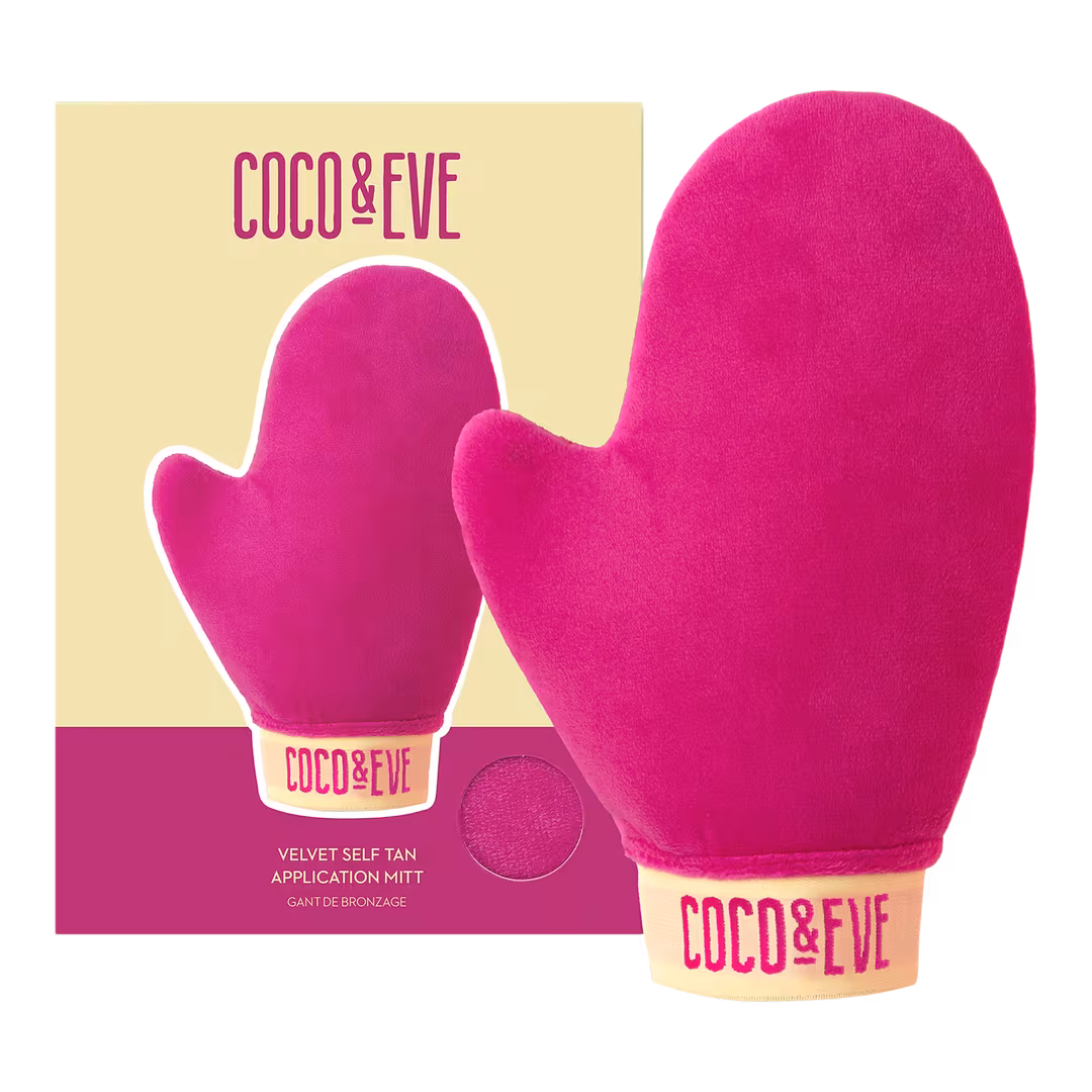 Coco & Eve  Sunny Honey Soft Velvet Self Tan Mitt