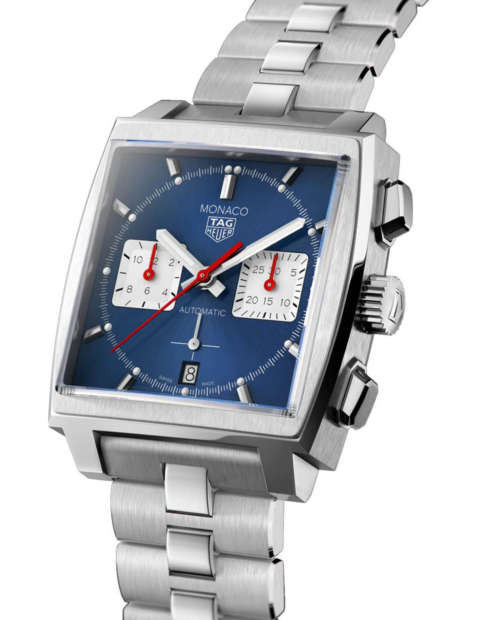Replica Tag Heuer Monaco Quartz Blue Dial Men's Watch CBL2111.BA0644 39MM