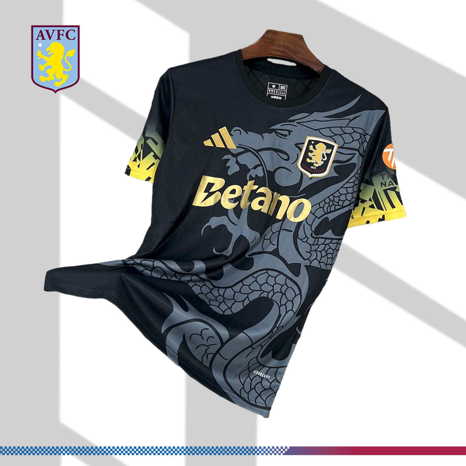 2025/2026 Aston Villa Away Football Shirt （Fans）