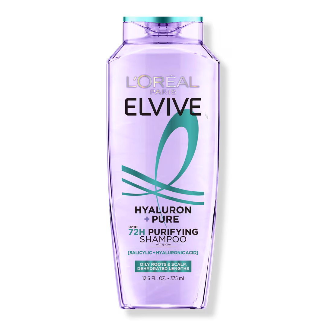 L'Oréal Paris  Elvive Hyaluron Plus Pure 72H Purifying Shampoo for Oily Hair