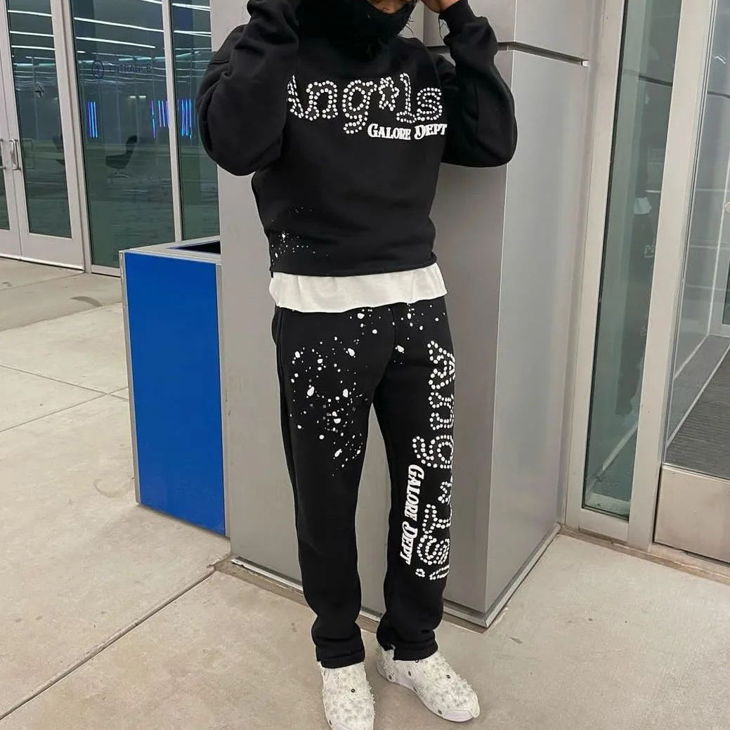 Personalized Fashion Printed College Style Hoodie Set