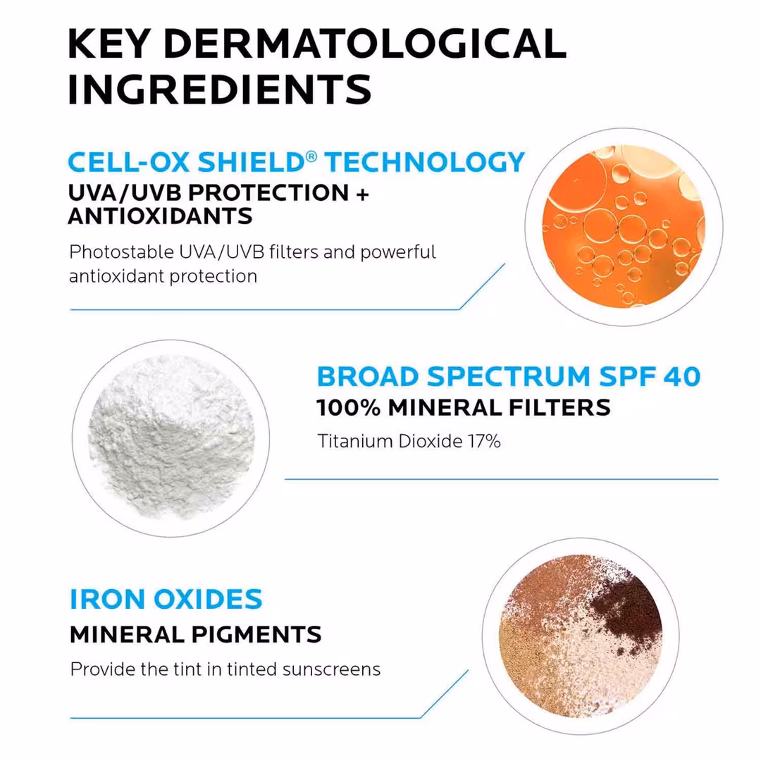 La Roche-Posay  Anthelios Mineral Tinted Fluid Face Sunscreen SPF 40