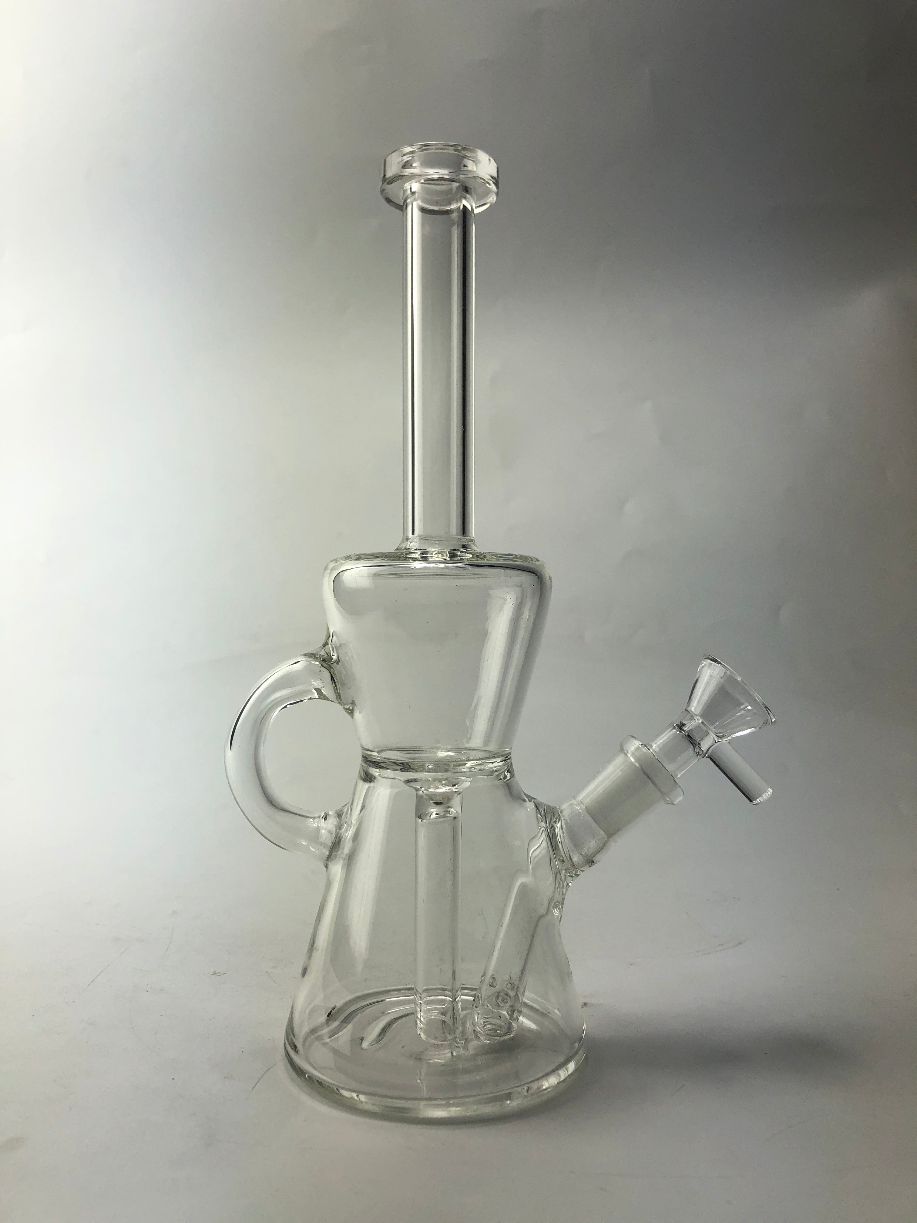9 Glass Recycler Dab Rig