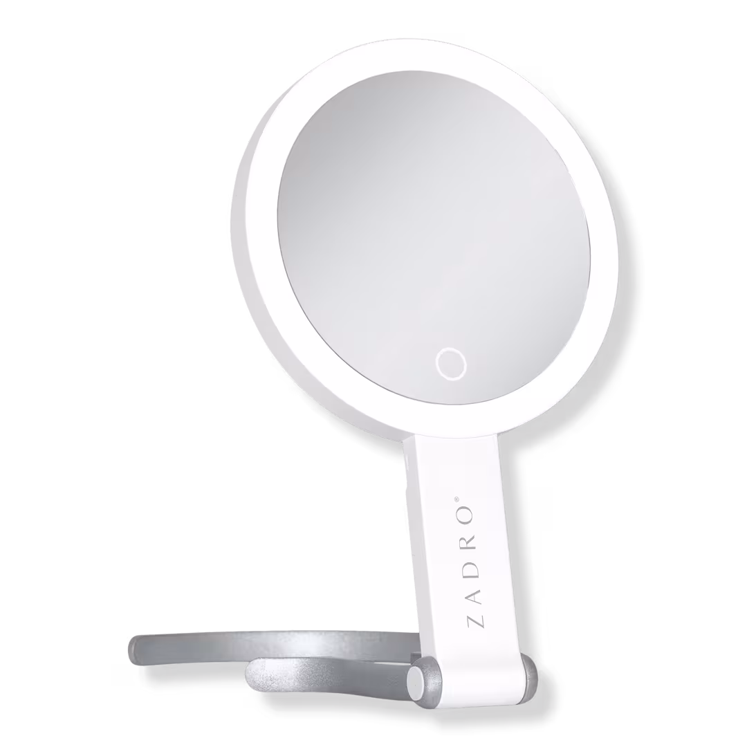 Zadro  Multi-Position LED Lighted Hand Mirror with 10X/1X