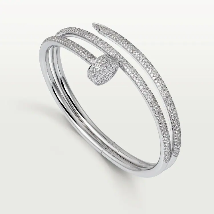 Cartier JUSTE UN CLOU BRACELET Dupe, Diamonds,Available in three colours