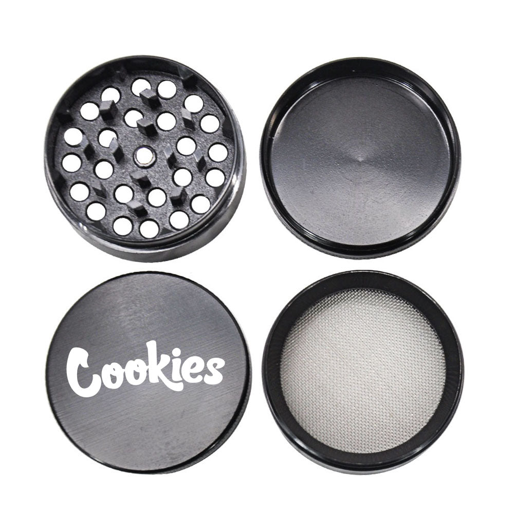 Cookies Zinc Alloy Weed Grinder 4 Layer