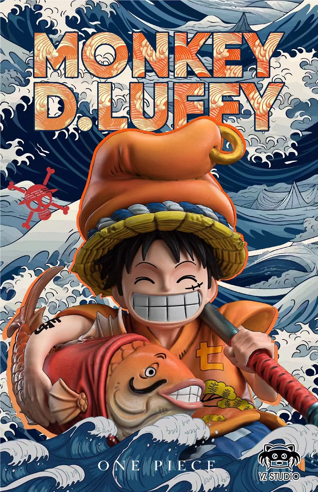 YZ Studio - Hug Fish Luffy | 抱鱼路飞