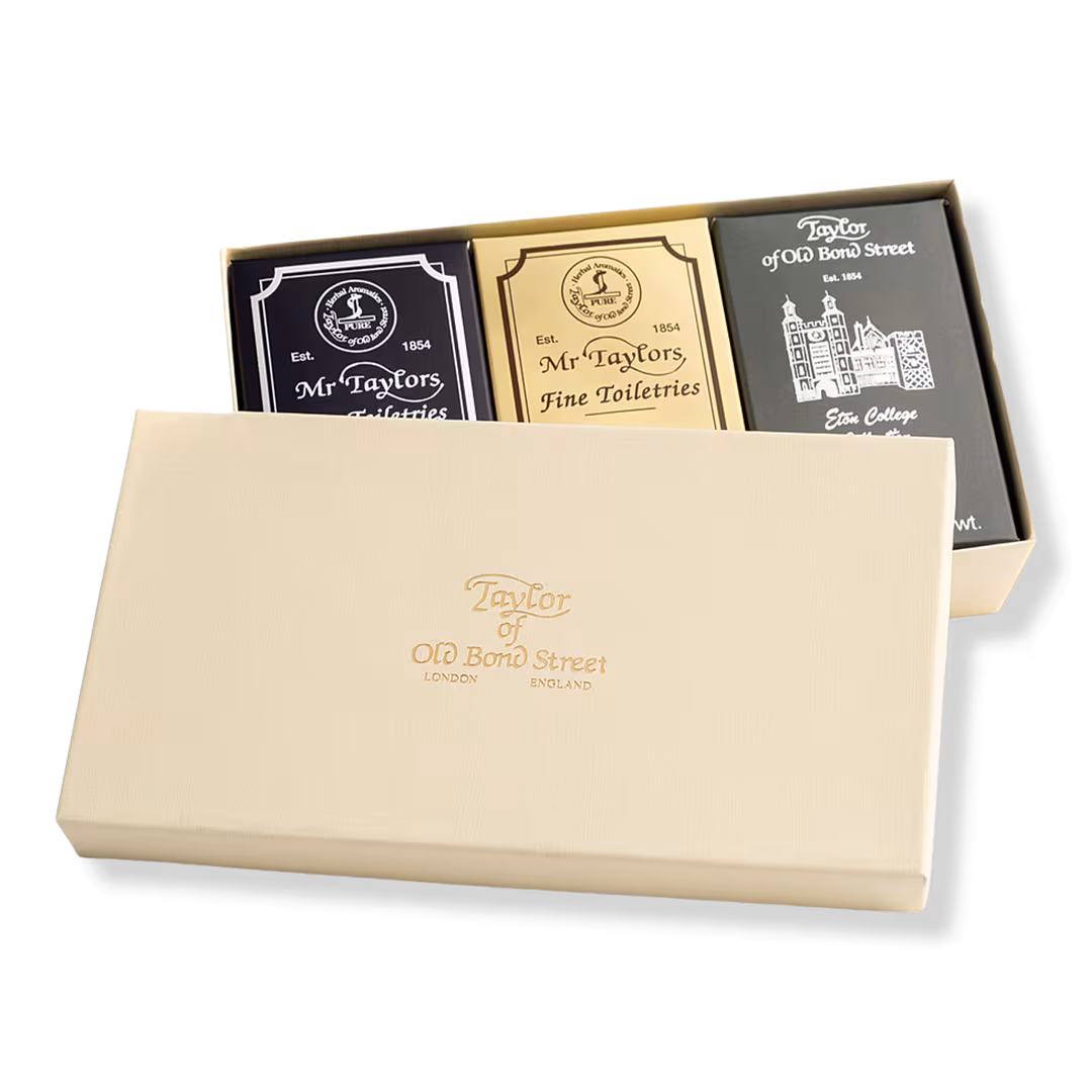 Taylor of Old Bond Street  Mixed Bath Soap Gift Box