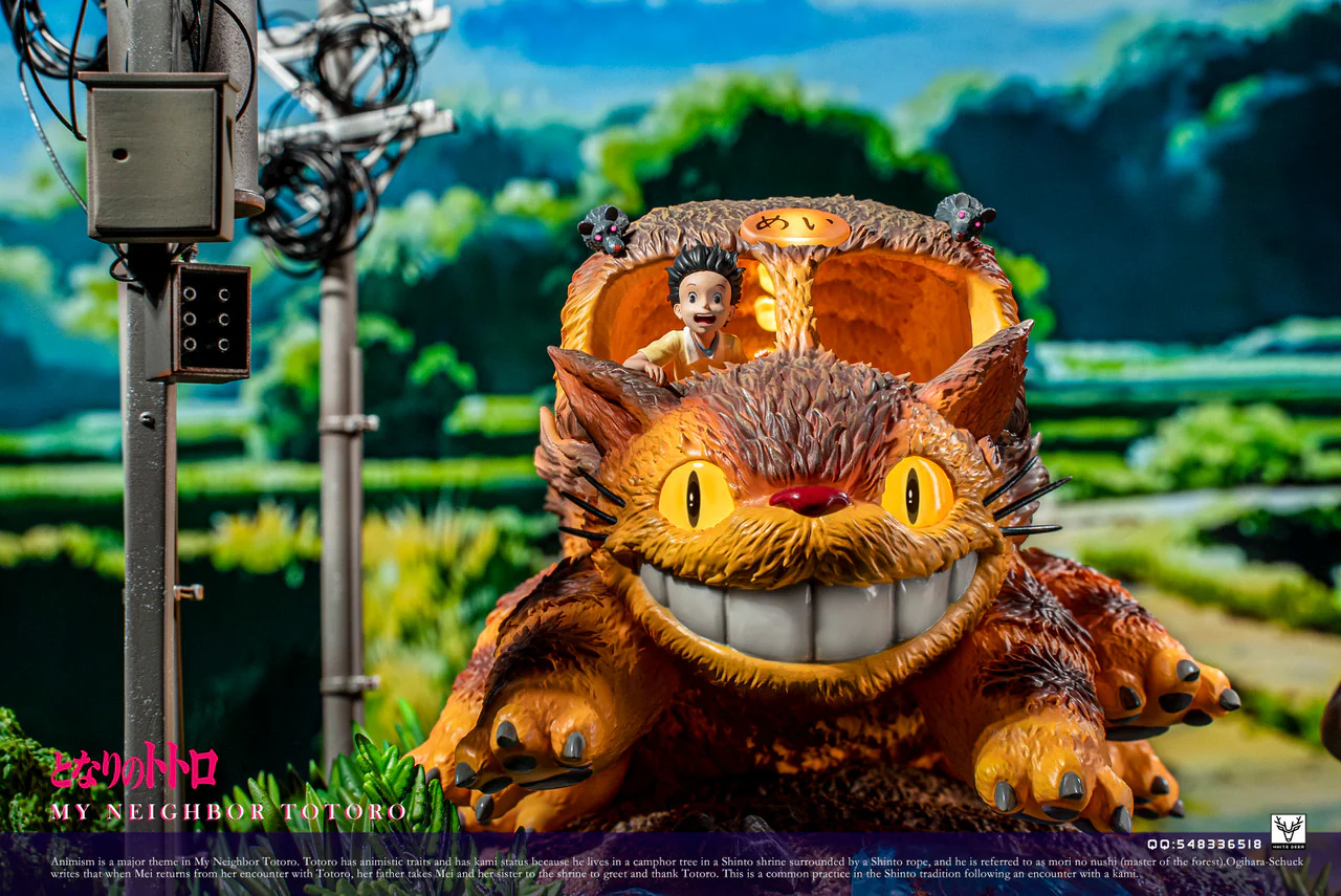 Studio Ghibli - Totoro (Catbus) | Resin Statue | by White Deer Studio