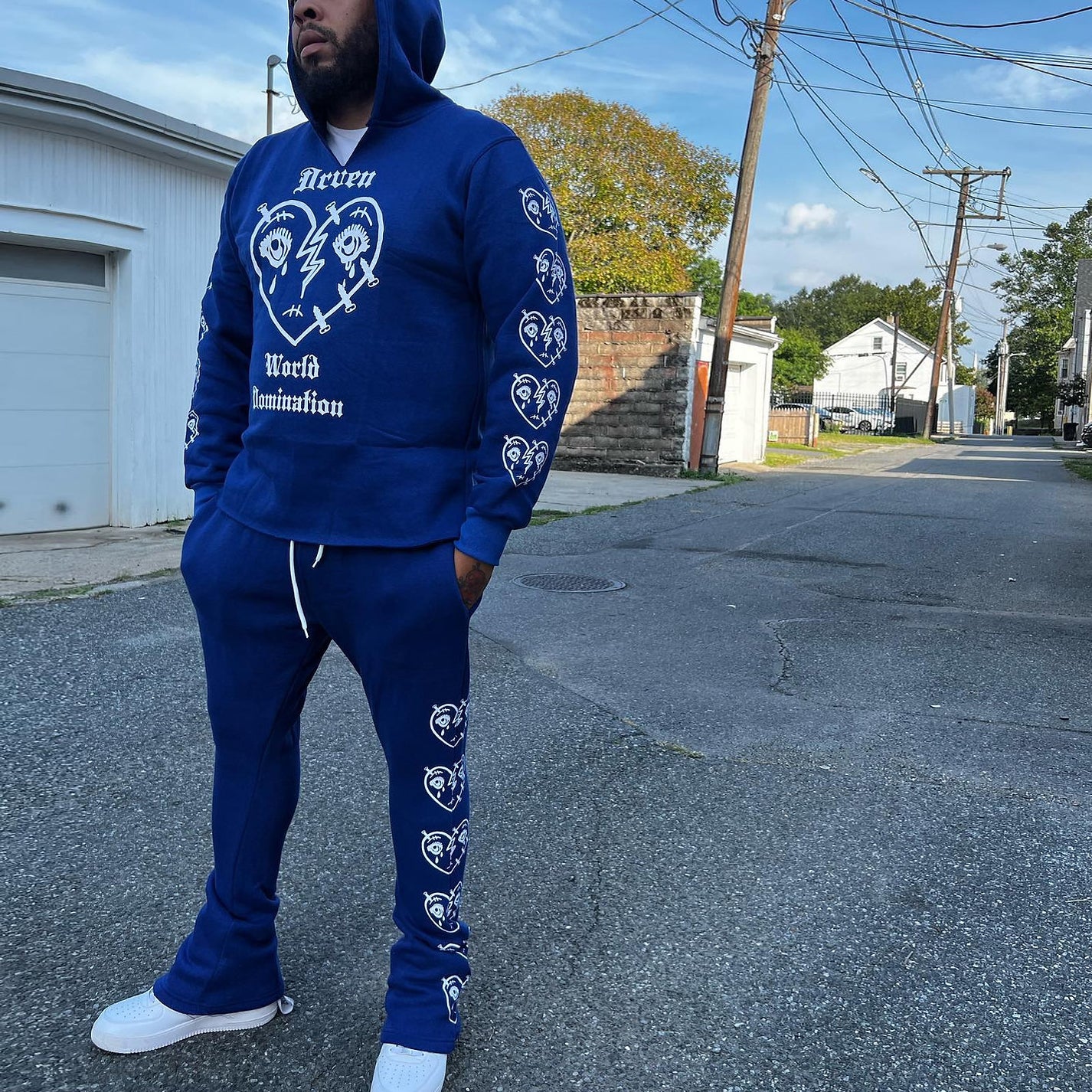 Stylish Casual Consequences of Infidelity Printed Hoodie Set