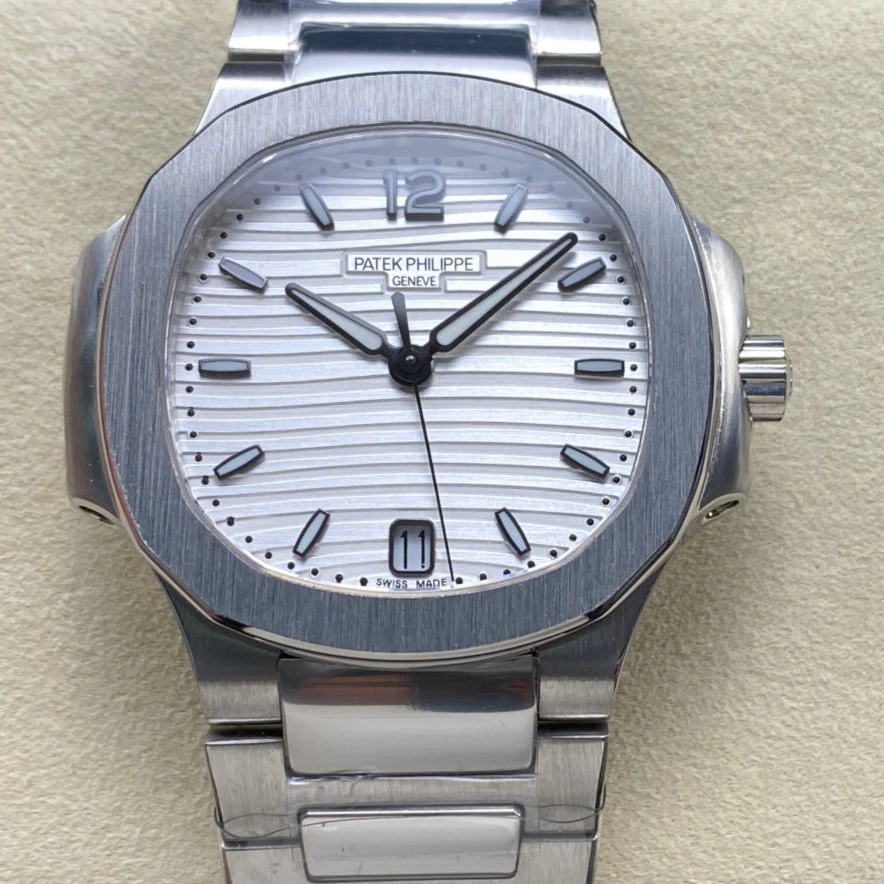 PATEK Nautilus 35.2mm Silver White Dial