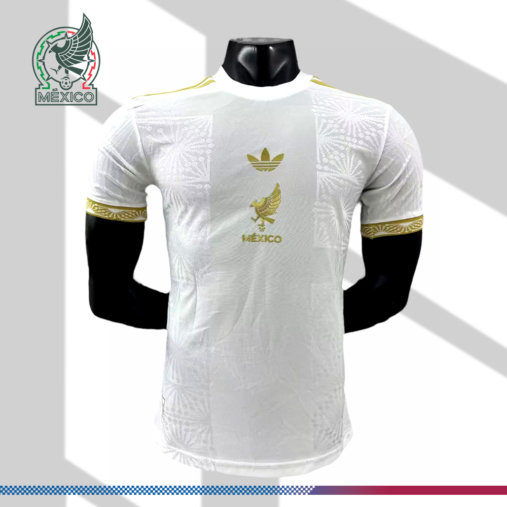 2025/2026 Mexico Golden Cup White Special Edition Football Shirt （Player Edition）