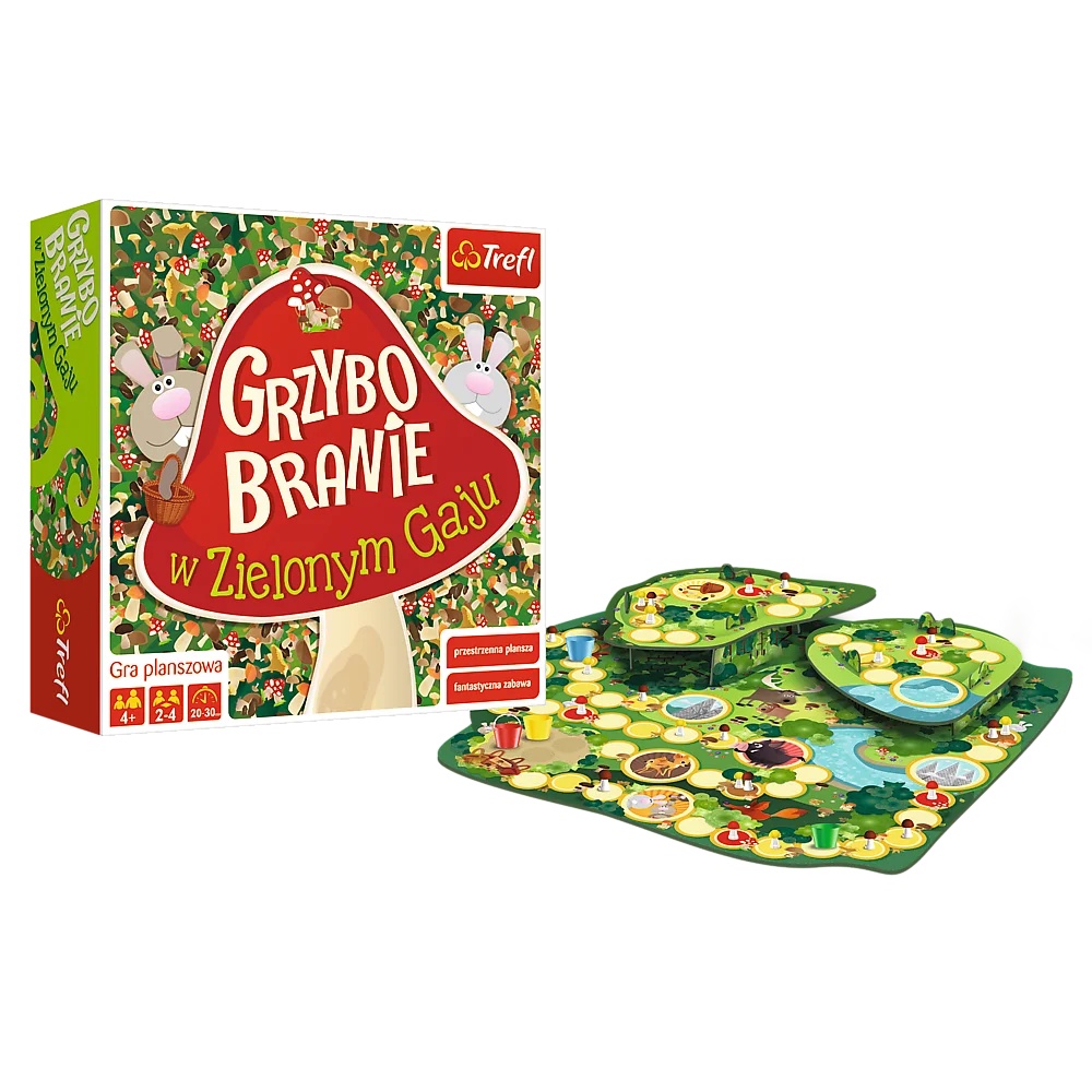 Gra Planszowa Grzybobranie W Zielonym Gaju