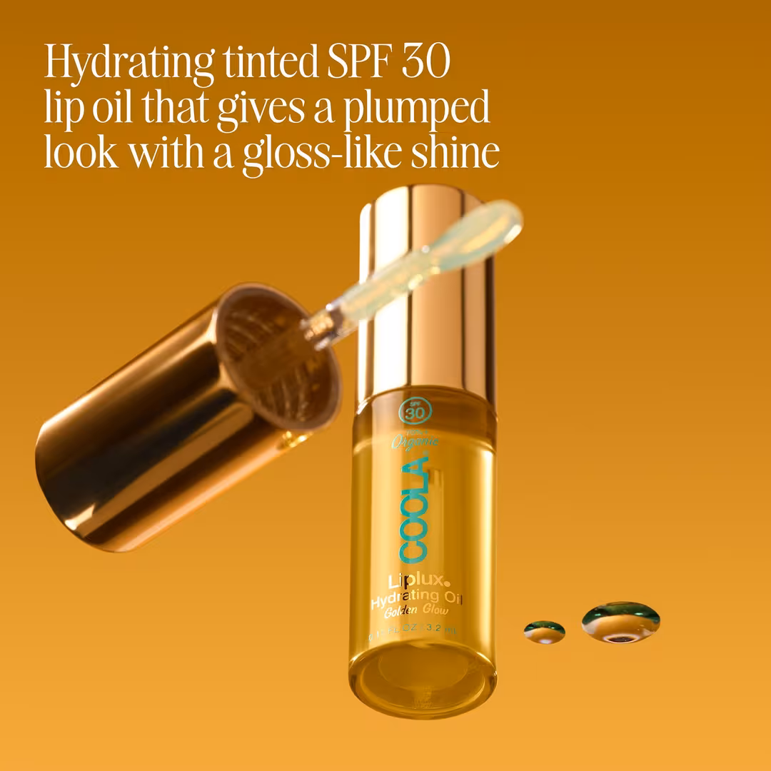 COOLA  Liplix Hydrating Lip Oil Golden Glow SPF 30