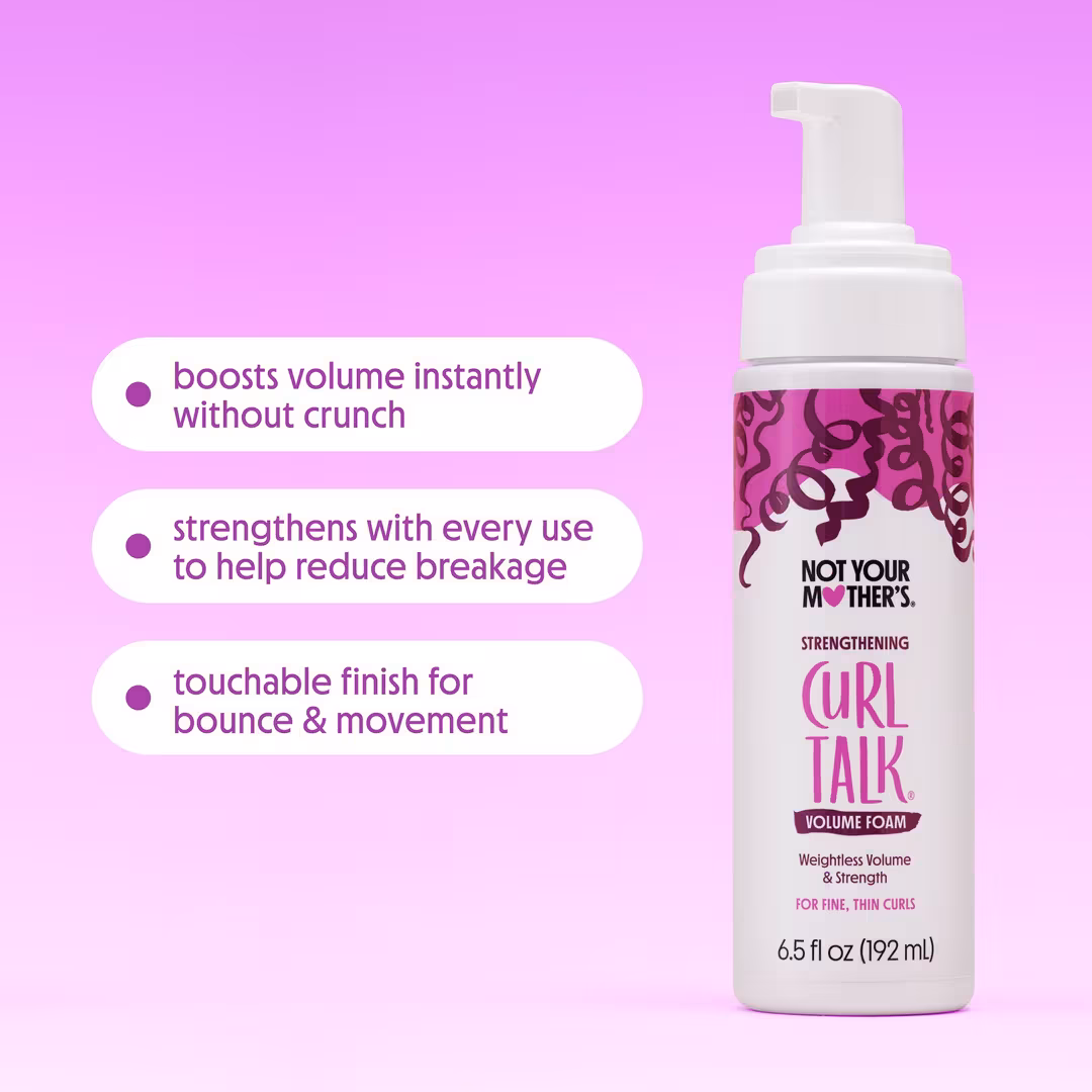 Not Your Mother's  Curl Talk Strengthening Volume Foam