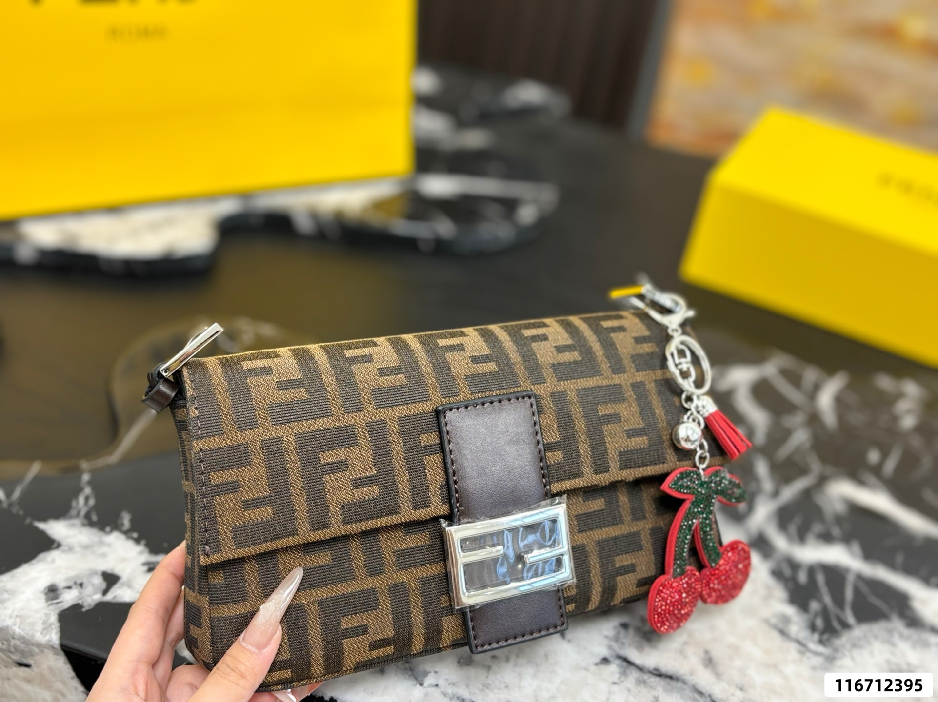 Vintage Baguette Bag Women Underarm Shoulder Crossbody Handbag