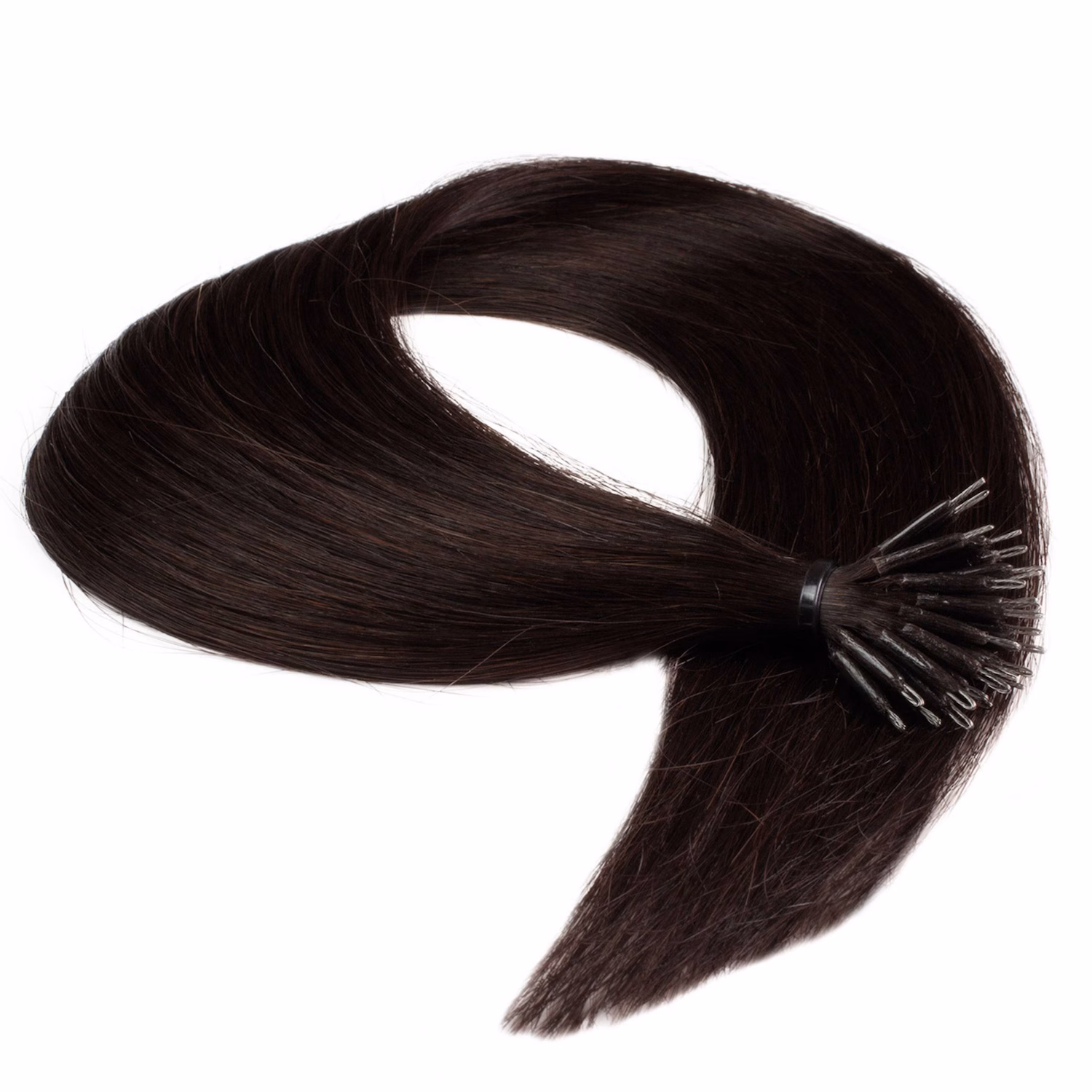 Nanoring Extensions Premium Echthaar #5/0 Hellbraun 0,8g