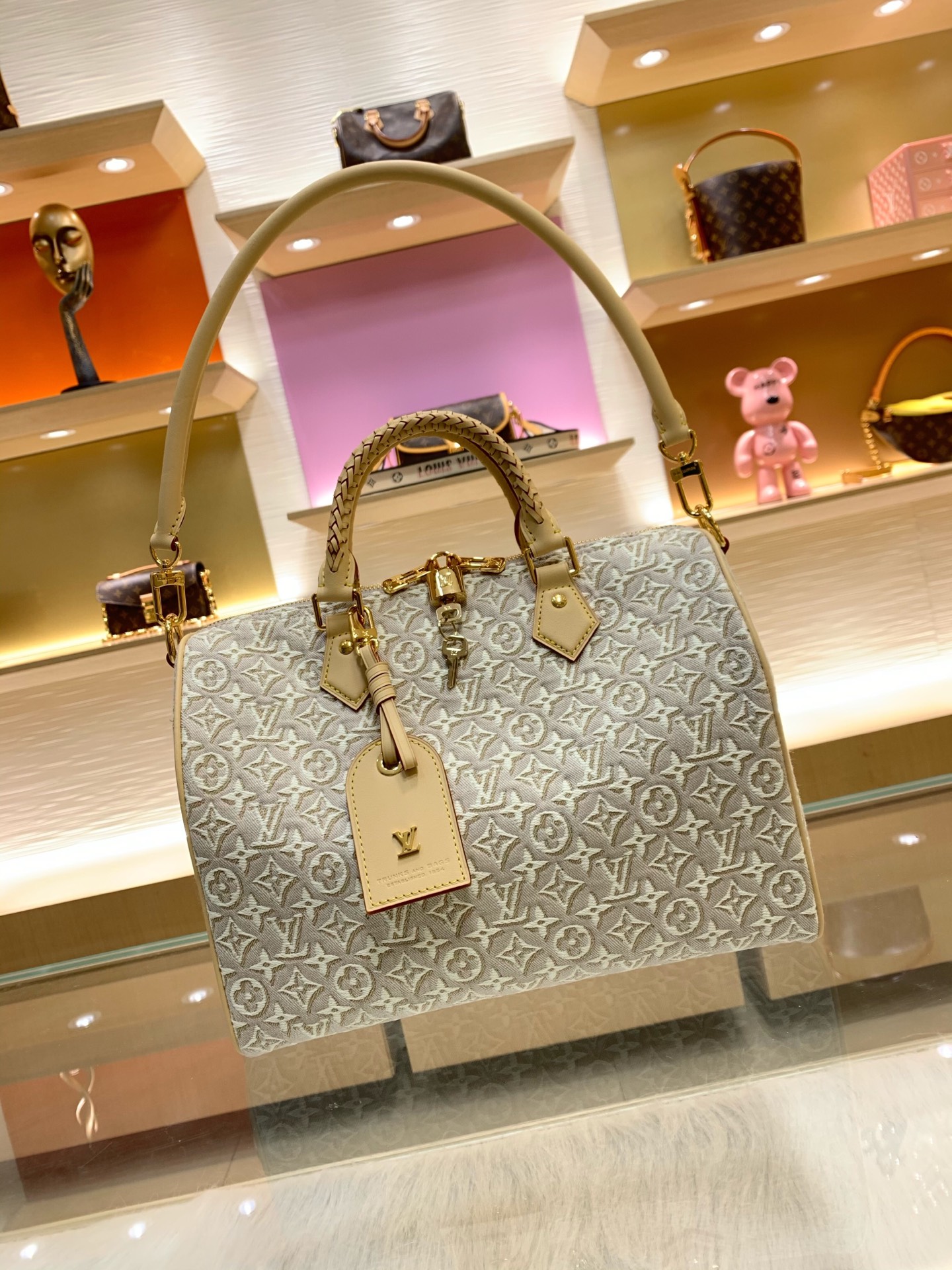 [10A]LV Speedy Soft 30 Handbag