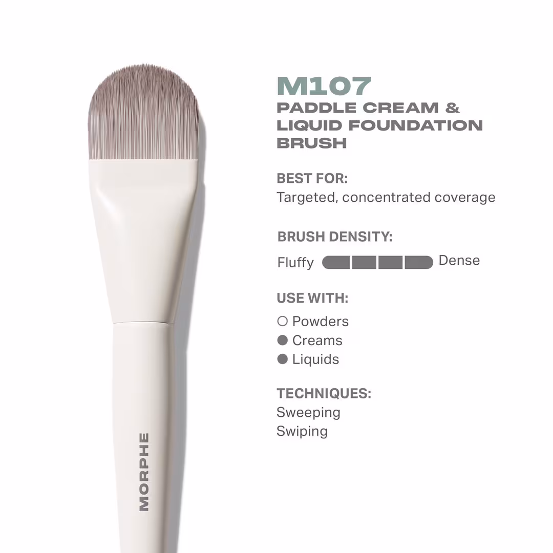 Morphe  M107 Paddle Cream & Liquid Foundation Brush