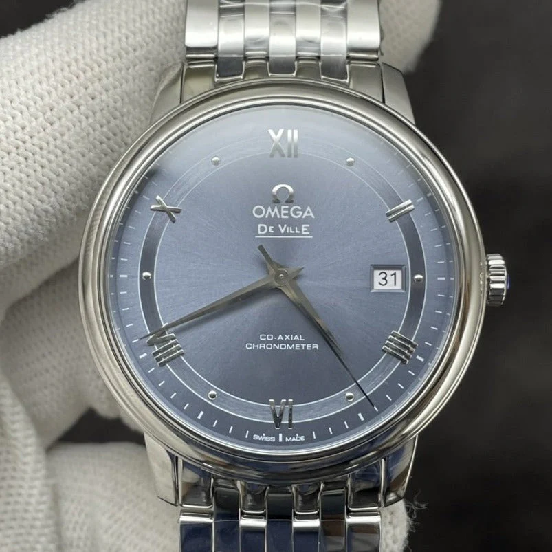 Omega Watch DEVILLE PRESTIGE 39.5MM STEEL BLUE DIAL