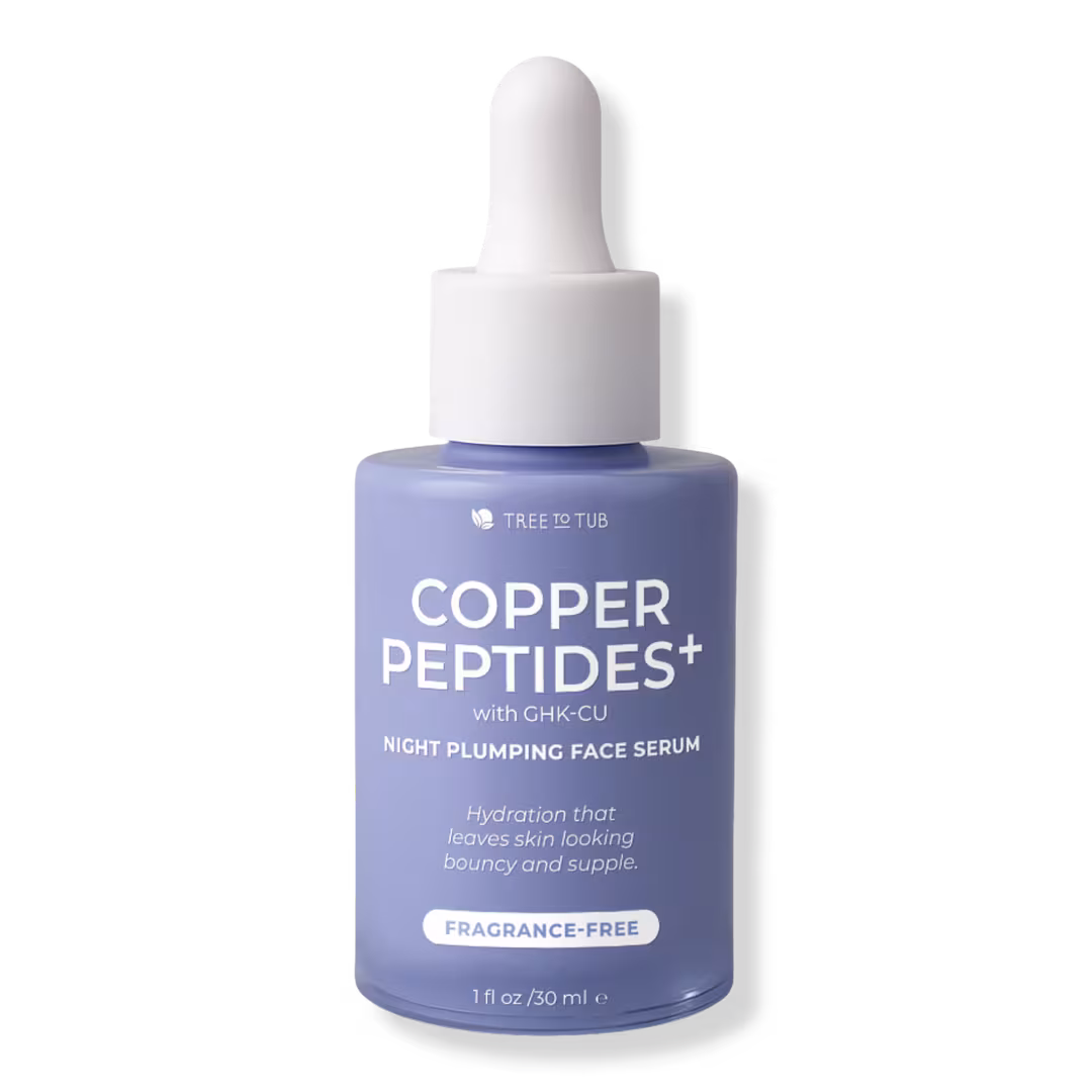 Tree To Tub  Copper Peptides+ with GHK-Cu Night Plumping Face Serum