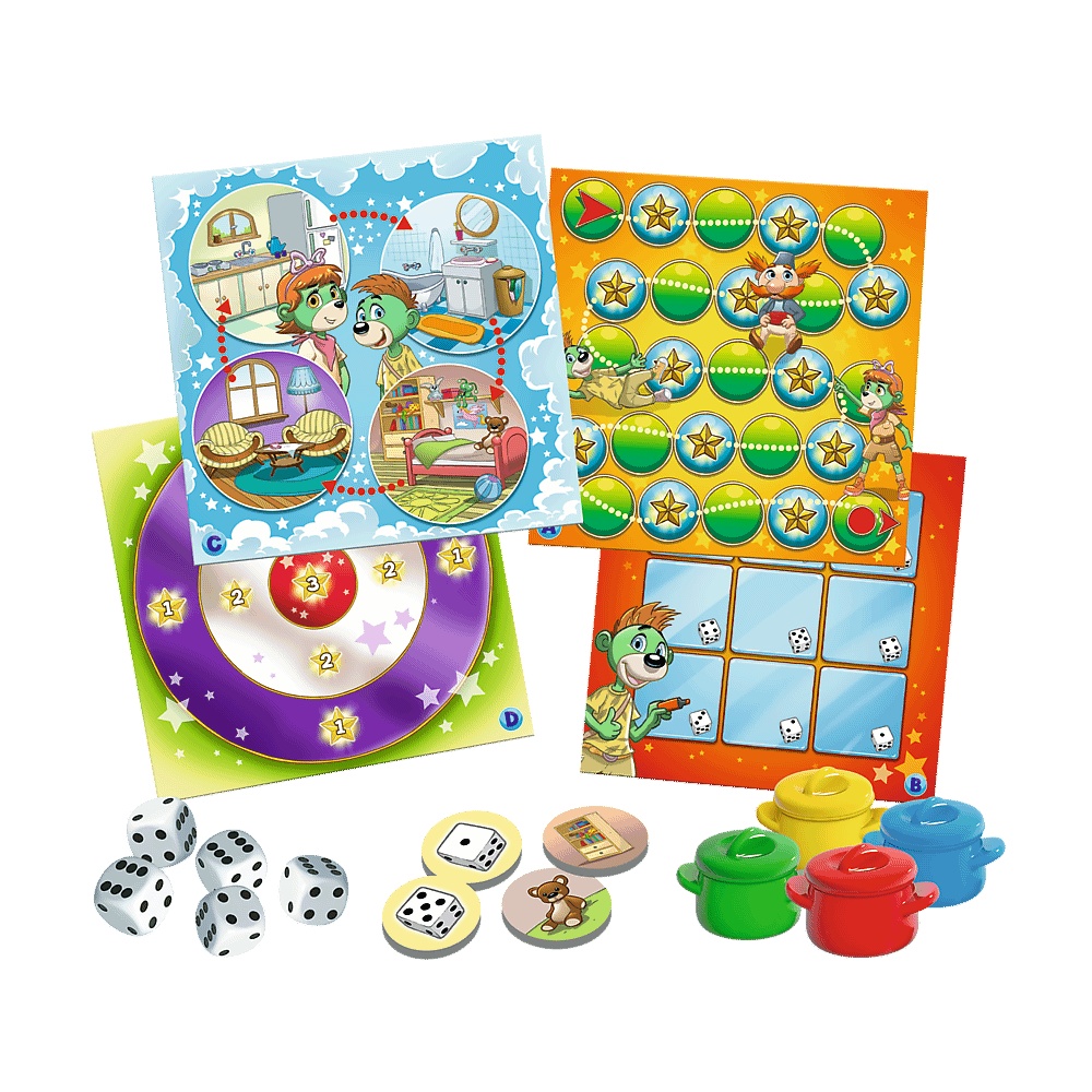 Gra Planszowa 15 Gier, Rodzina Treflików