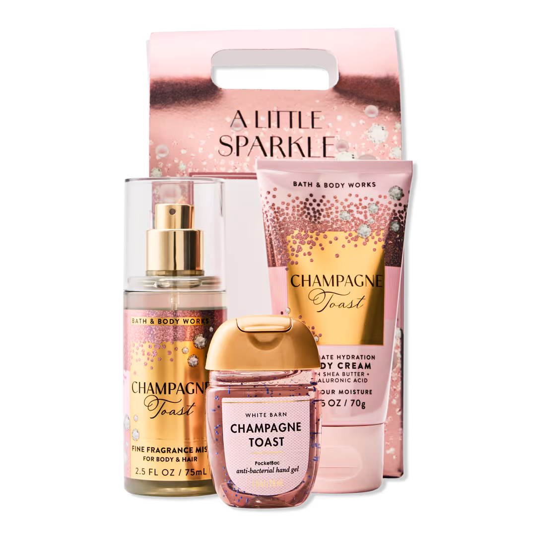 Bath & Body Works  Champagne Toast Travel Size Gift Set