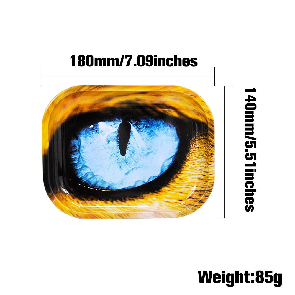 Animation Pattern Metal Cigarette Rolling Tray
