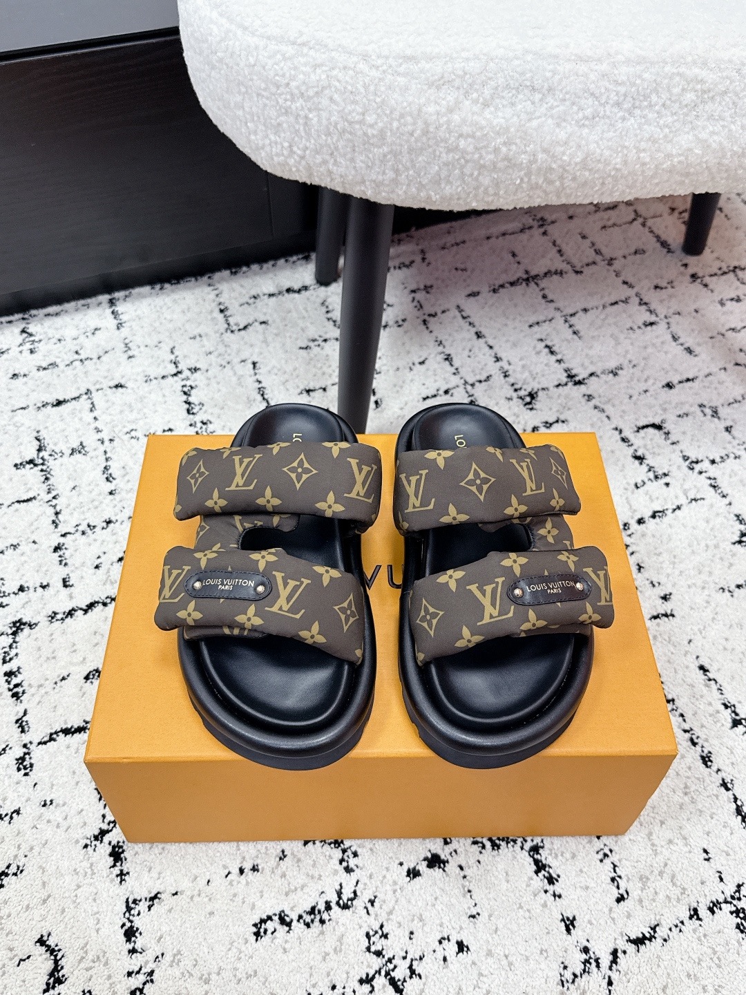 LV Pool Pillow Comfort Mule Sandals