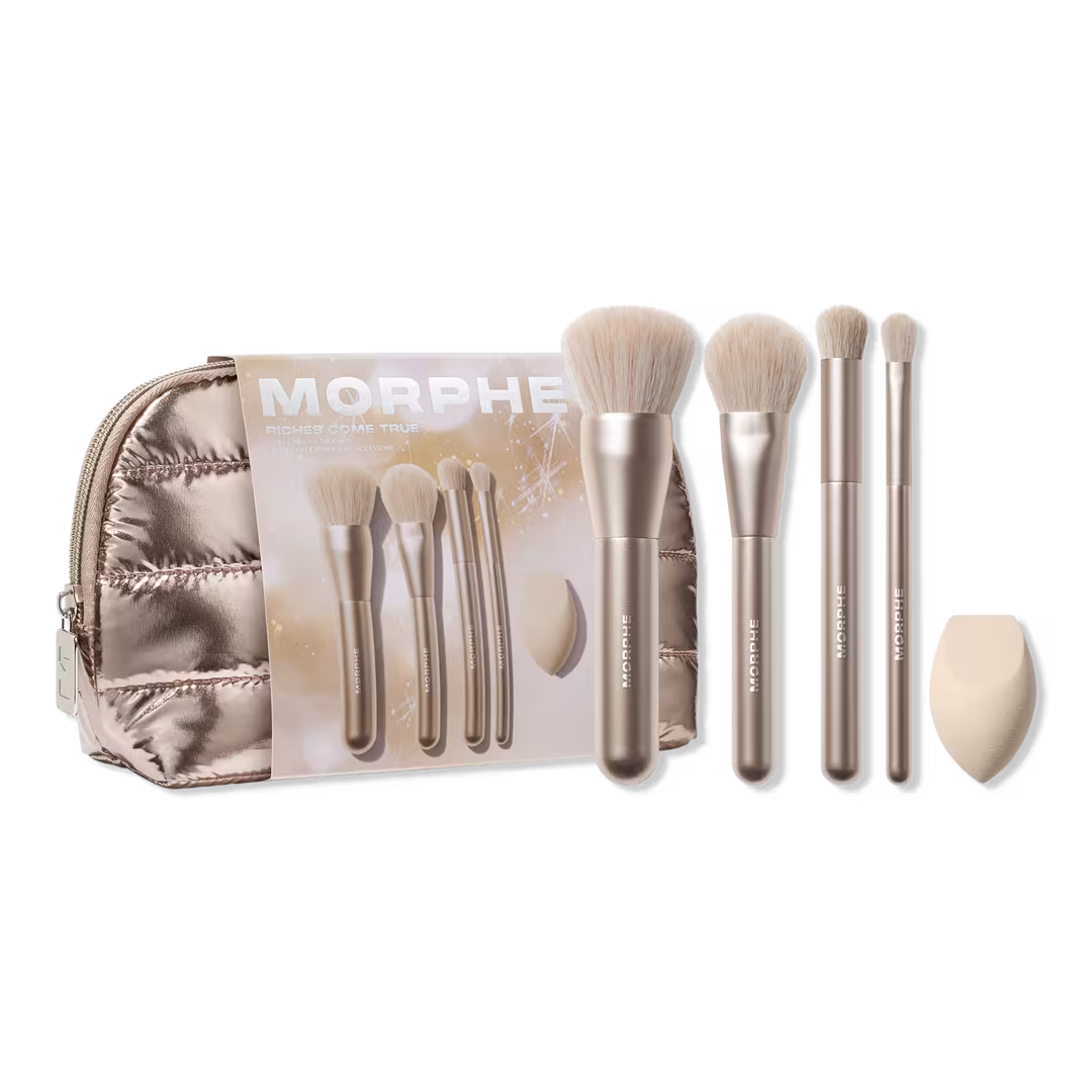 Morphe  Riches Come True 5-Piece Brush & Tool Set