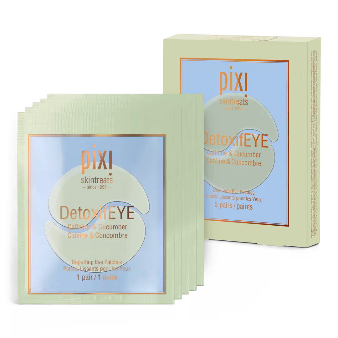 Pixi  DetoxifEYE Depuffing Eye Patches with Caffeine & Cucumber