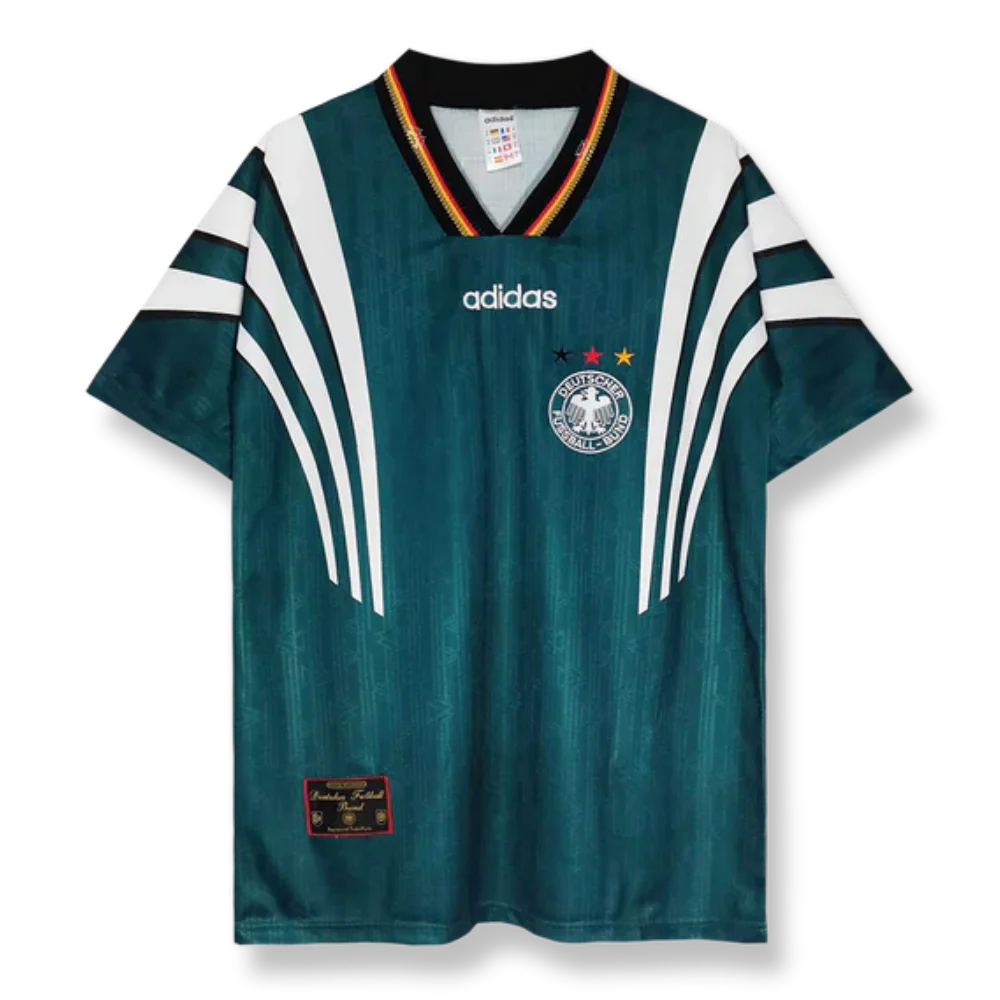 Retro 1996 Germany Away Soccer Jersey