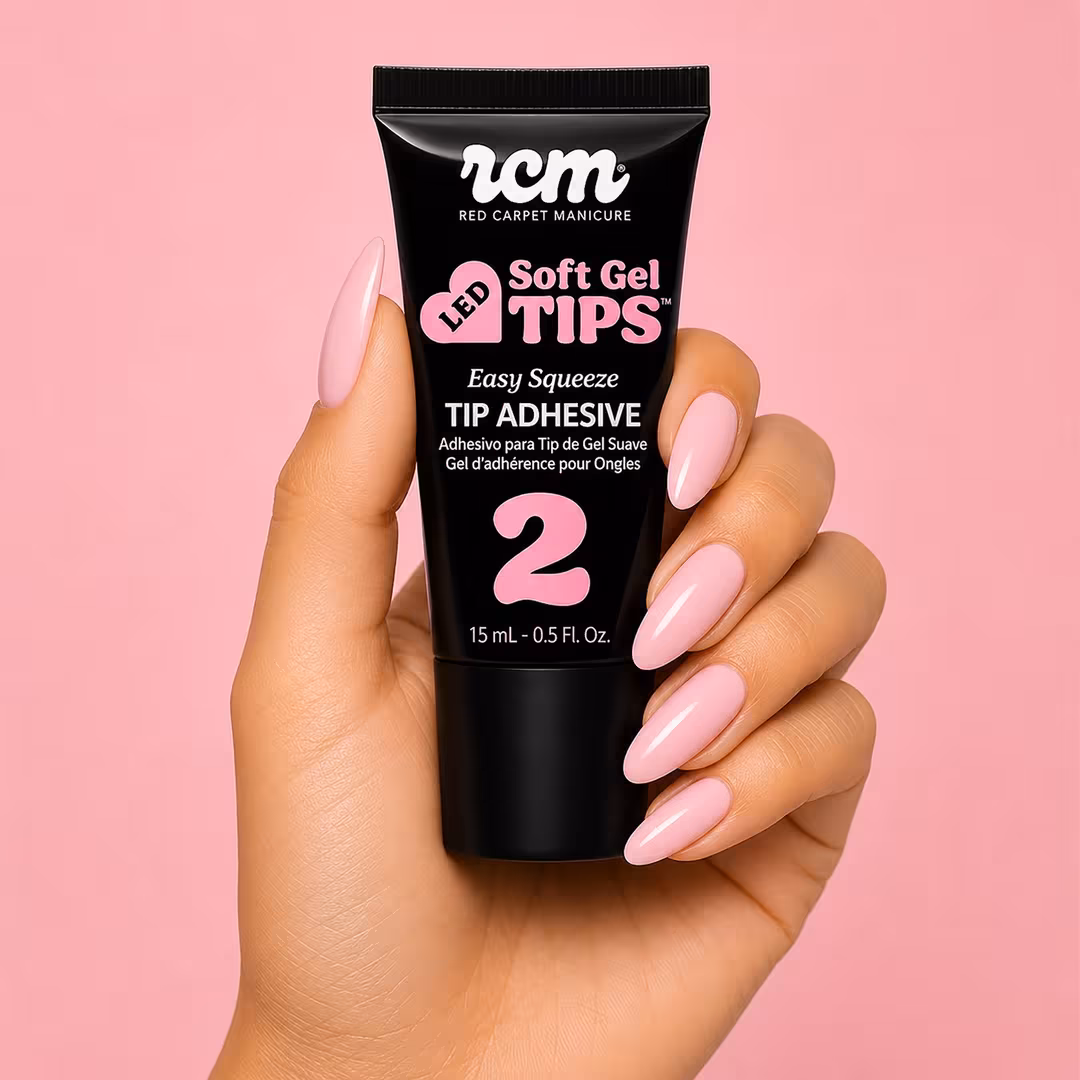 Red Carpet Manicure  LED Soft Gel Easy Squeeze Tip Adhesive