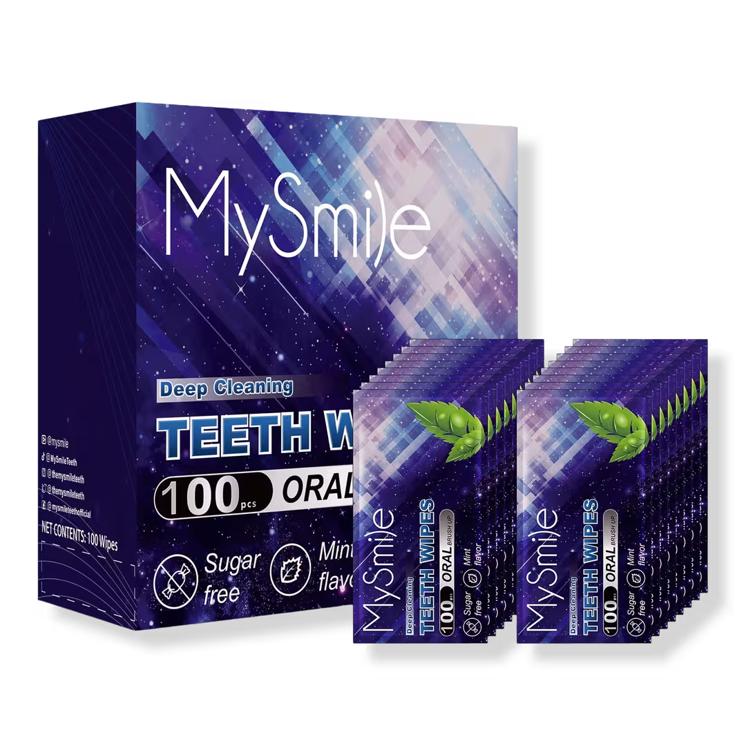 MySmile  Deep Cleaning Teeth Wipes On-the-Go Tooth Cleaner