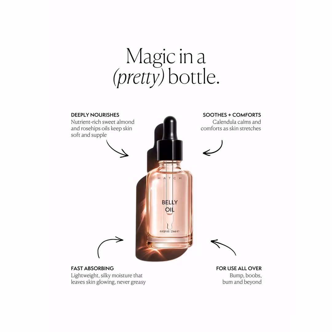 HATCH MAMA  Mini Belly Oil Stretch Mark Smoothing Therapy