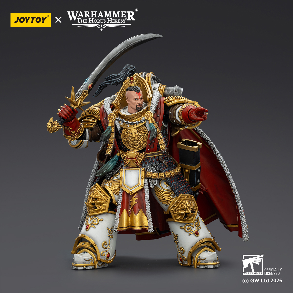 JOYTOY JT03363 Warhammer The Horus Heresy 1: 18 White Scars Jaghatai Khan Primarch of the Vth Legion - JOYTOY WORLD