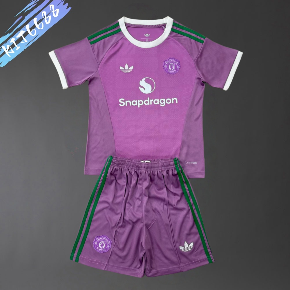 2026/2027 Manchester United tgoalkeeper Football Shirts (Adult Kids Kit socks)
