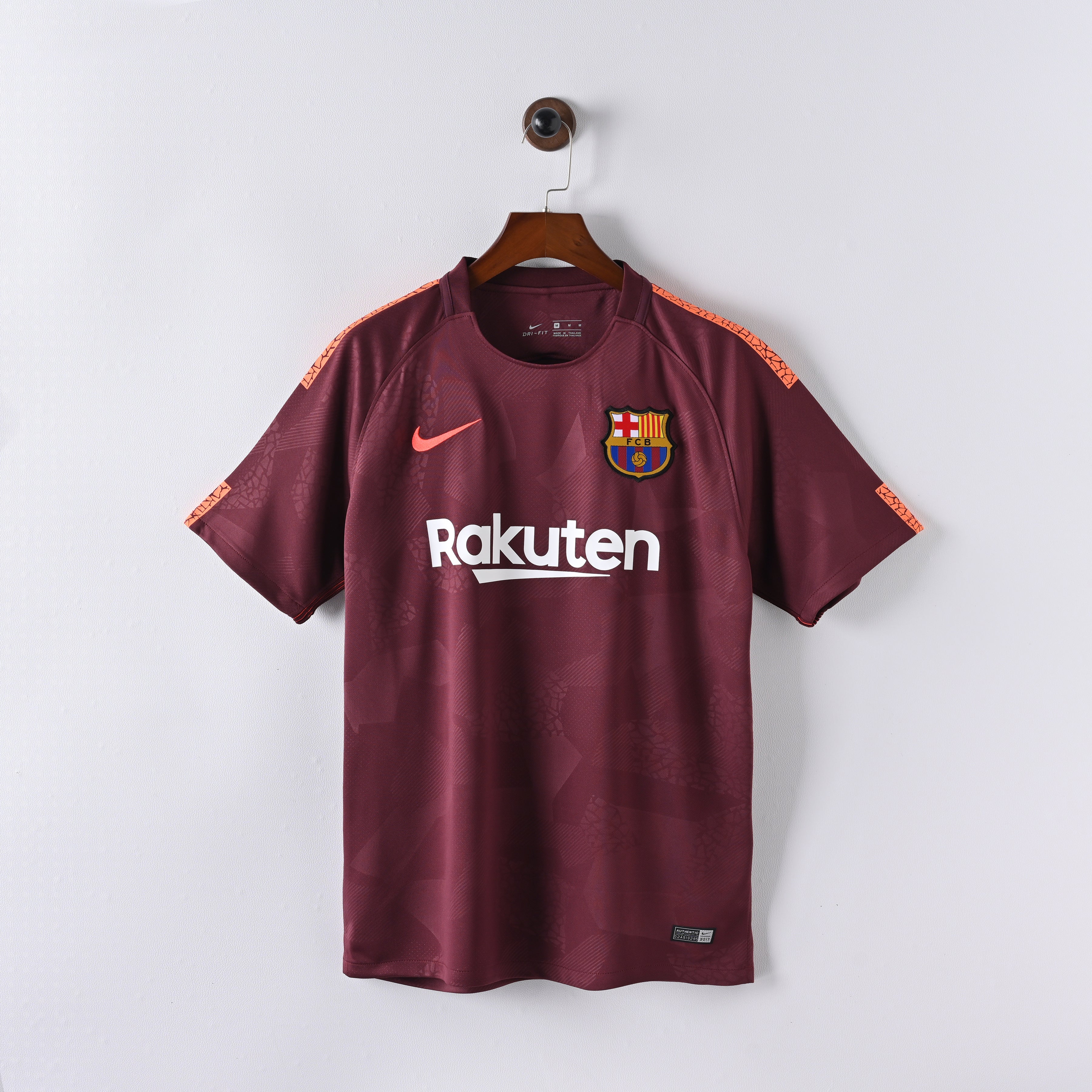 Barcelona Retro Vintage Away Jersey Men 2017-2018