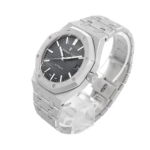 Audemars Piguet Royal Oak Selfwinding Frosted Gold 41 mm, Dark Grey Ref. 67653BC.GG.1263BC.02