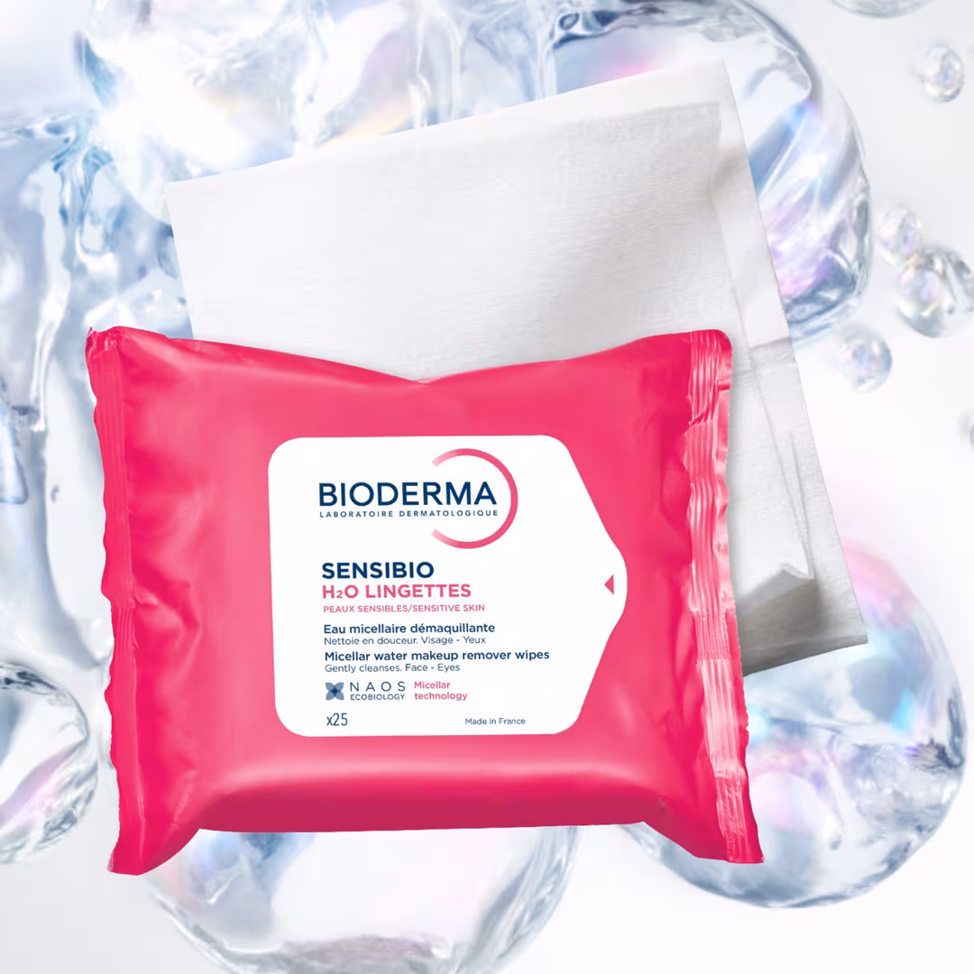 Bioderma  Sensibio H2O Wipes Face Cleanser for Sensitive Skin