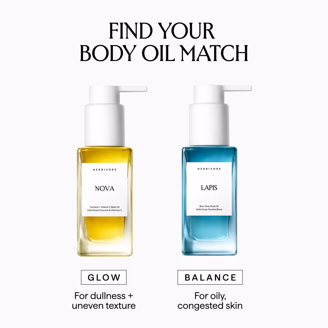 HERBIVORE  BRIGHTER DAYS Body Oil Icons Set