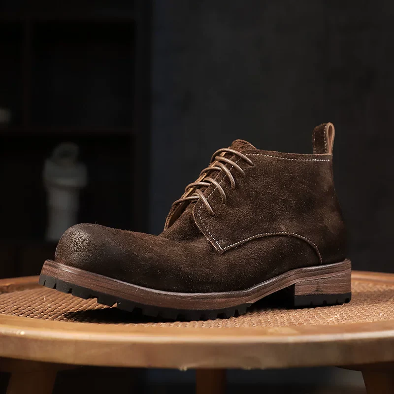 Old money feng shui washing horse leather Martin boots