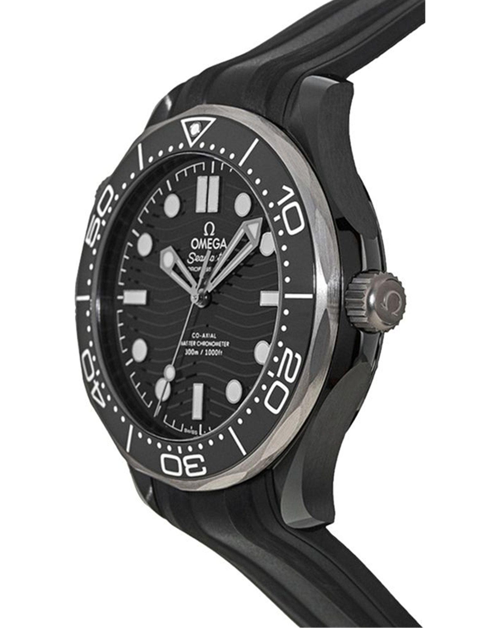 Replica Omega Seamaster Black Ceramic Men's Watch 210.92.44.20.01.001 43.5MM