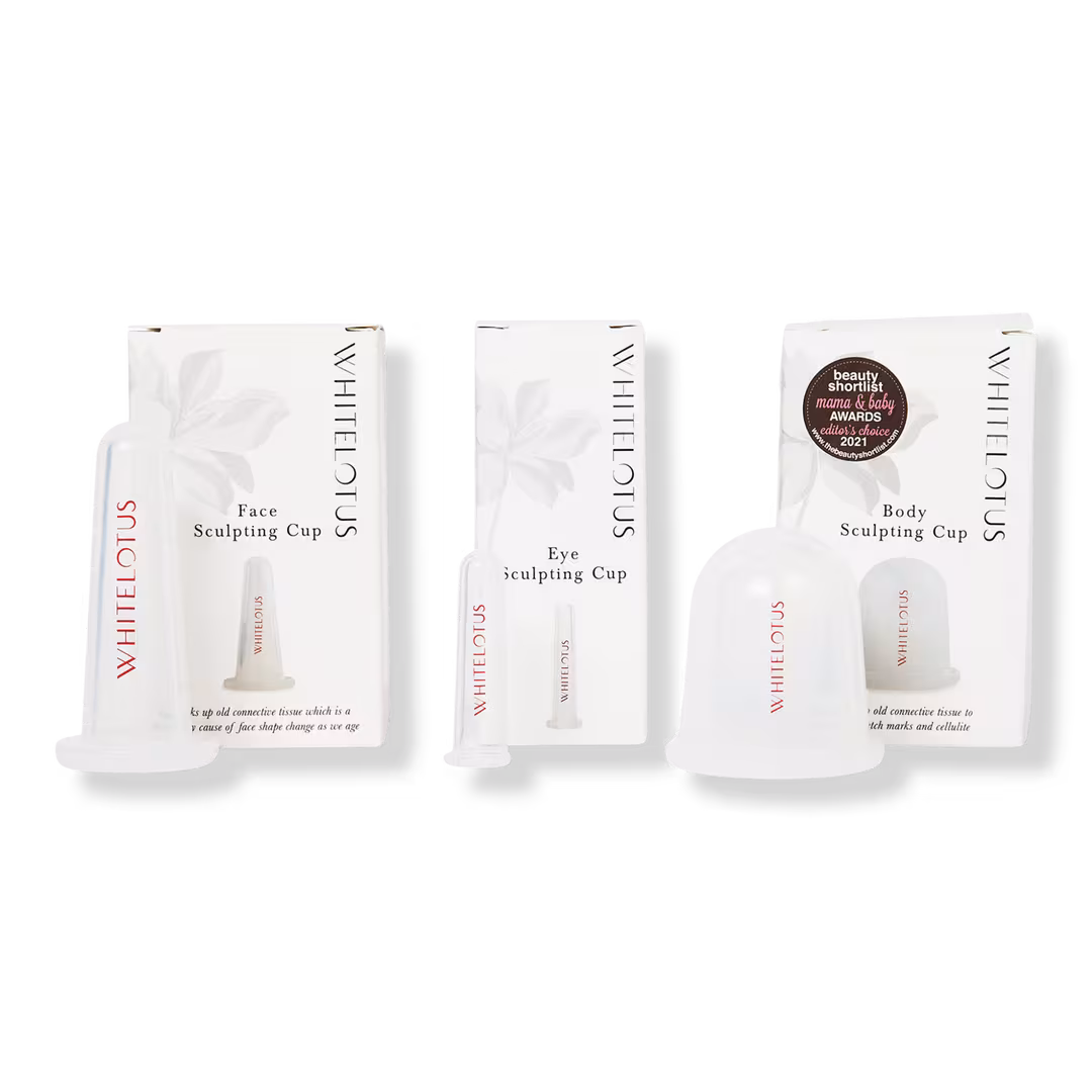 White Lotus Beauty  Face Eye Body Sculpting Cupping Set