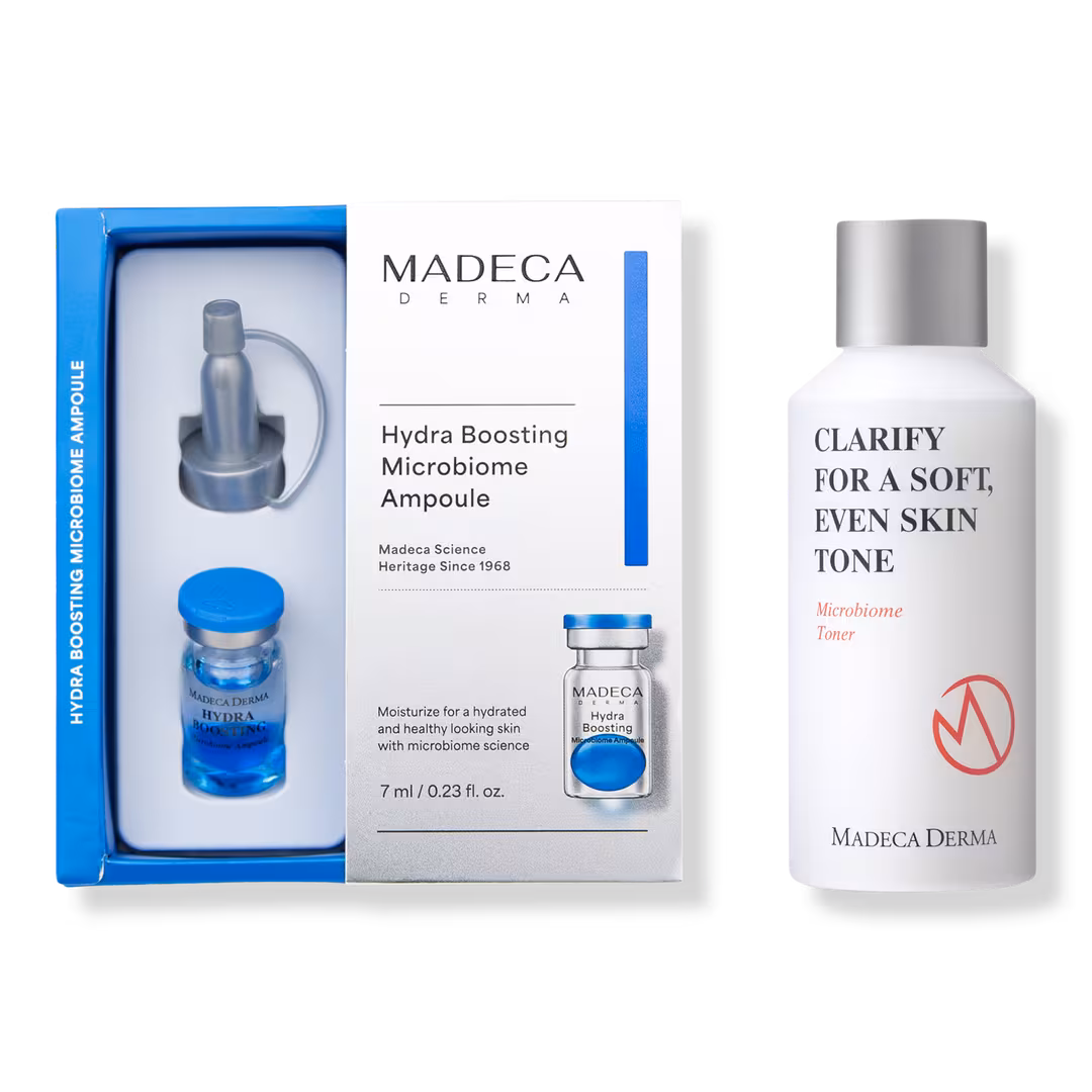 Madeca Derma  Hydra Boosting Microbiome Ampoule + Microbiome Toner Set