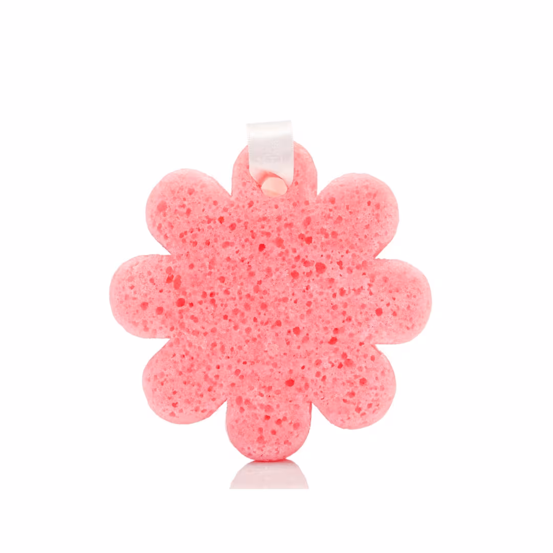 SPONGELLE  Bulgarian Rose Wild Flower Body Buffer | Body Wash Infused Buffer